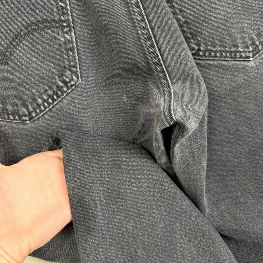 Vintage Y2K Levi 505 Black Denim Straight Fit Jeans‎ 36x32